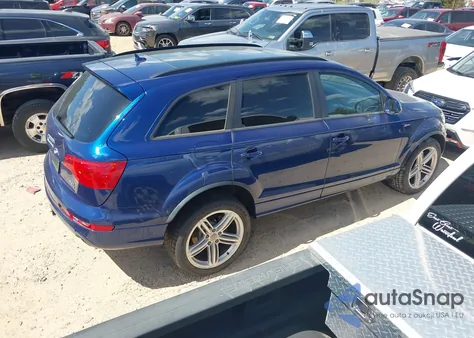 2015 Audi Q7 3.0T S Line Prestige from USA, damaged, VIN WA1DGAFEXFD025814